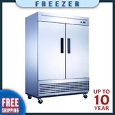 MF-49 2-Door Reach-in Commercial Freezer, 54"*32"*82", 3-Year labor 5-Year Parts 10-Year compressor