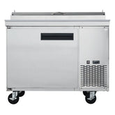 DPP44-6-S1, Commercial 44" 6 pan Pizza Prep Table Refrigerator