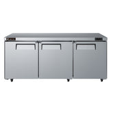 MTF-72 Undercounter Commercial Freezer, 73*31*34“ , 3-Year labor 5-Year Parts 10-Year compressor