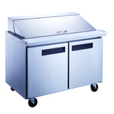 MSR-48M Mega Top Refrigerated Sandwich Prep Table, 47"*35"*46", 3-Year labor 5-Year Parts 10-Year compressor