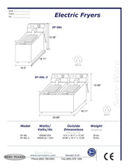 Electric Fryer, EF-06L-2