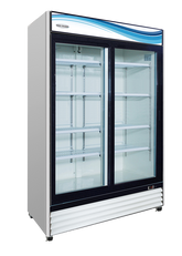 54" 2 Glass Sliding Door Merchandiser, GR48S-HC