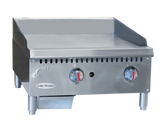 24" 2 Burner Thermostatic Gas Griddle, STGS-24