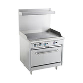 HSD-P36 Gas Griddle with Oven, 36"*33"*60", 1-Year Labor & Parts