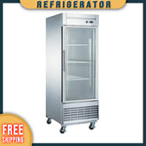 KR-23BG Reach-in Display Refrigerator, 27"*32"*82", 2-Year labor & Parts 5-Year compressor