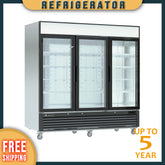 MMR-78L3-HC Glass Door Merchandiser Refrigerator - Image 1