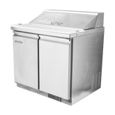 36" 2 Door Sandwich Prep Table, SP36-8-HC