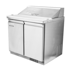 36" 2 Door Sandwich Prep Table, SP36-8-HC