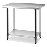 Omcan 24″ x 36″ Stainless Steel Work Table