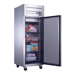 D28F, Commercial 27" 1 Solid Door Reach-In Freezer Stainless Steel 17.79 cu.ft.