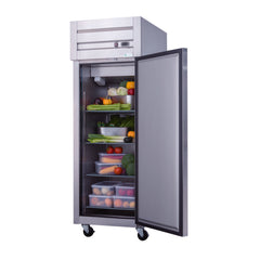 D28AR, Commercial 27" 1 Solid Door Reach-In Refrigerator Stainless Steel 18.31 cu.ft.