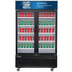 54" 2 Glass Door Merchandiser Refrigerator, DSM-47SR
