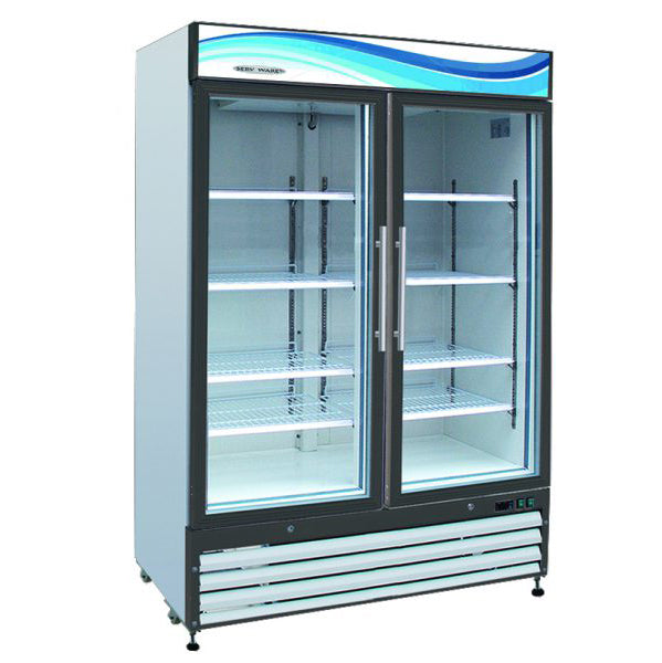 54" 2 Glass Door Merchandiser, GR48-HC