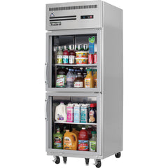 Everestref ESGRH2, 29 1/4", 1 Section Half Glass Door Refrigeraton