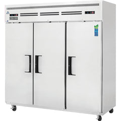 Everestref ESRF3,  75" 3 Door (2/3 Ref & 1/3 Fzr) Dual Temp