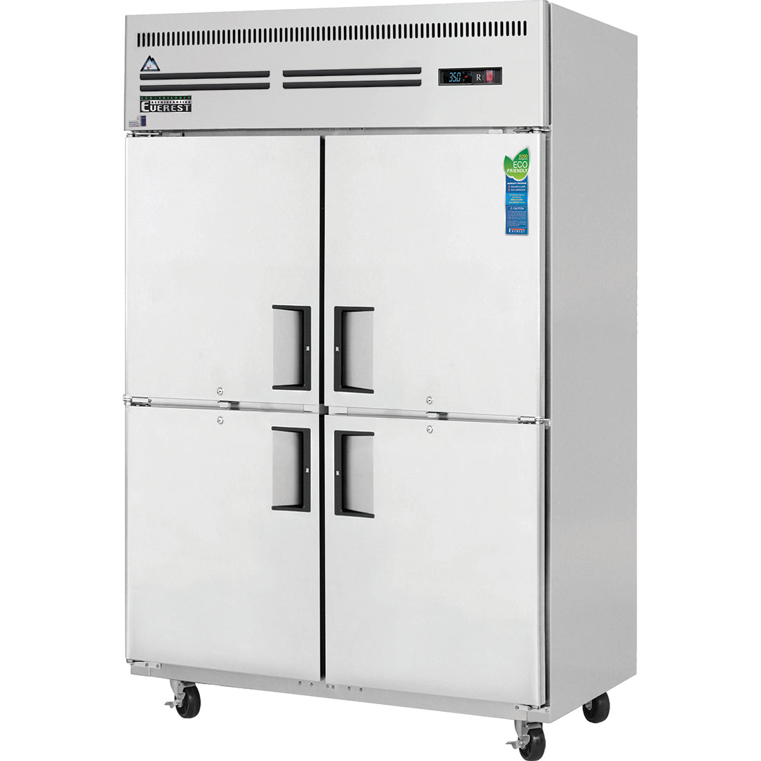 Everestref ESRH4, 49 3/4" 2 Section Half Door Refrigerator