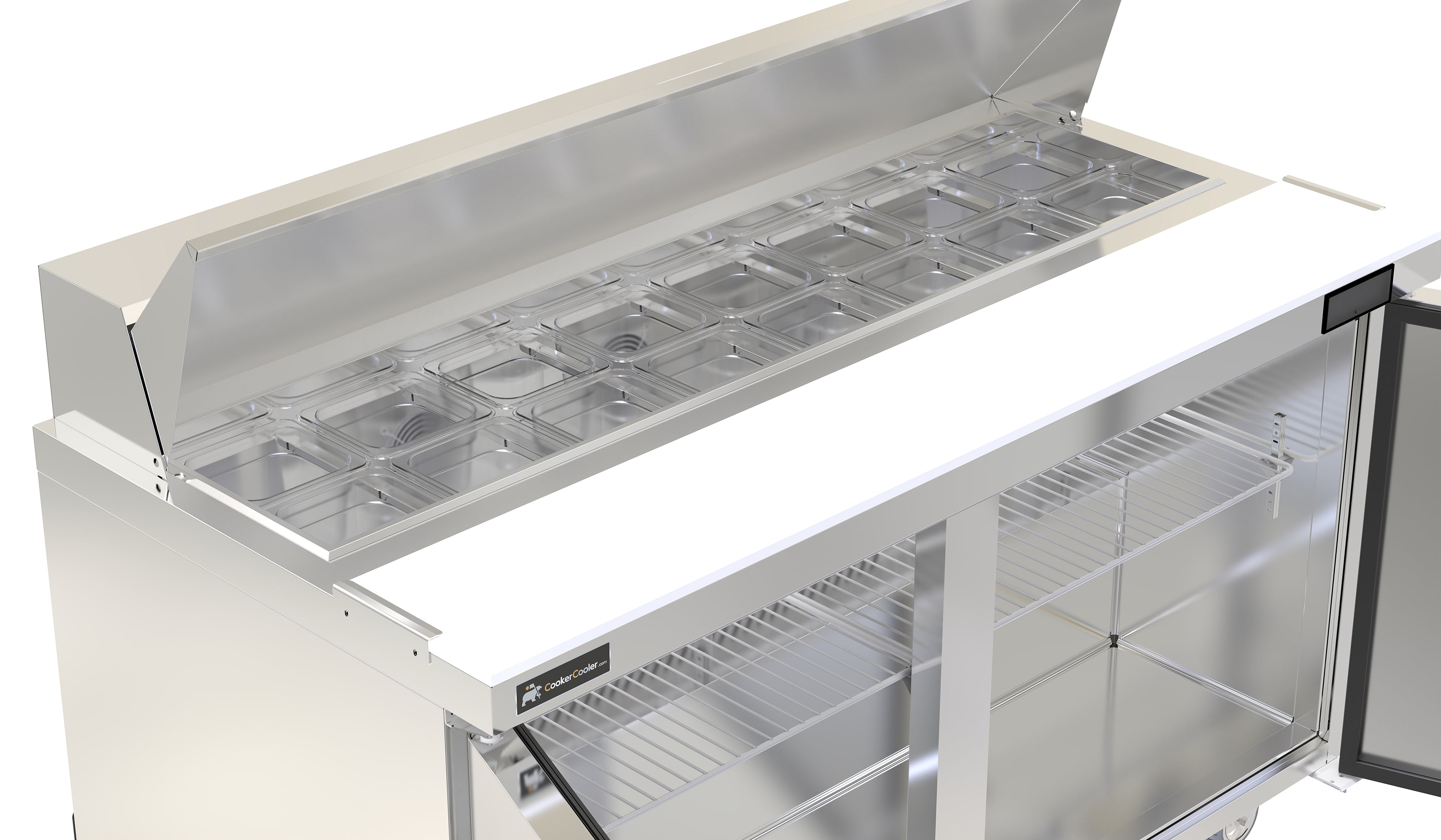 MSR-60M Mega Top Refrigerated Sandwich Prep Table, 60"*32*46", 3-Year labor 5-Year Parts 10-Year compressor