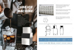 530Lbs Ice Cube Maker Ice Machine, IM-530AA-H-HC