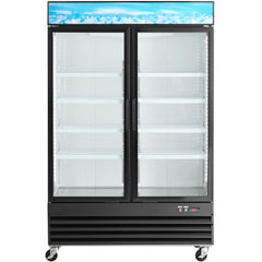 53" 2-door Swing Glass Door Merchandiser Refrigerator, SG1.2