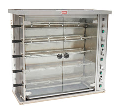 47495 - 47″ Countertop Natural Gas Rotisserie, 5 Spits, 20 Chicken Capacity, 105,000 BTU