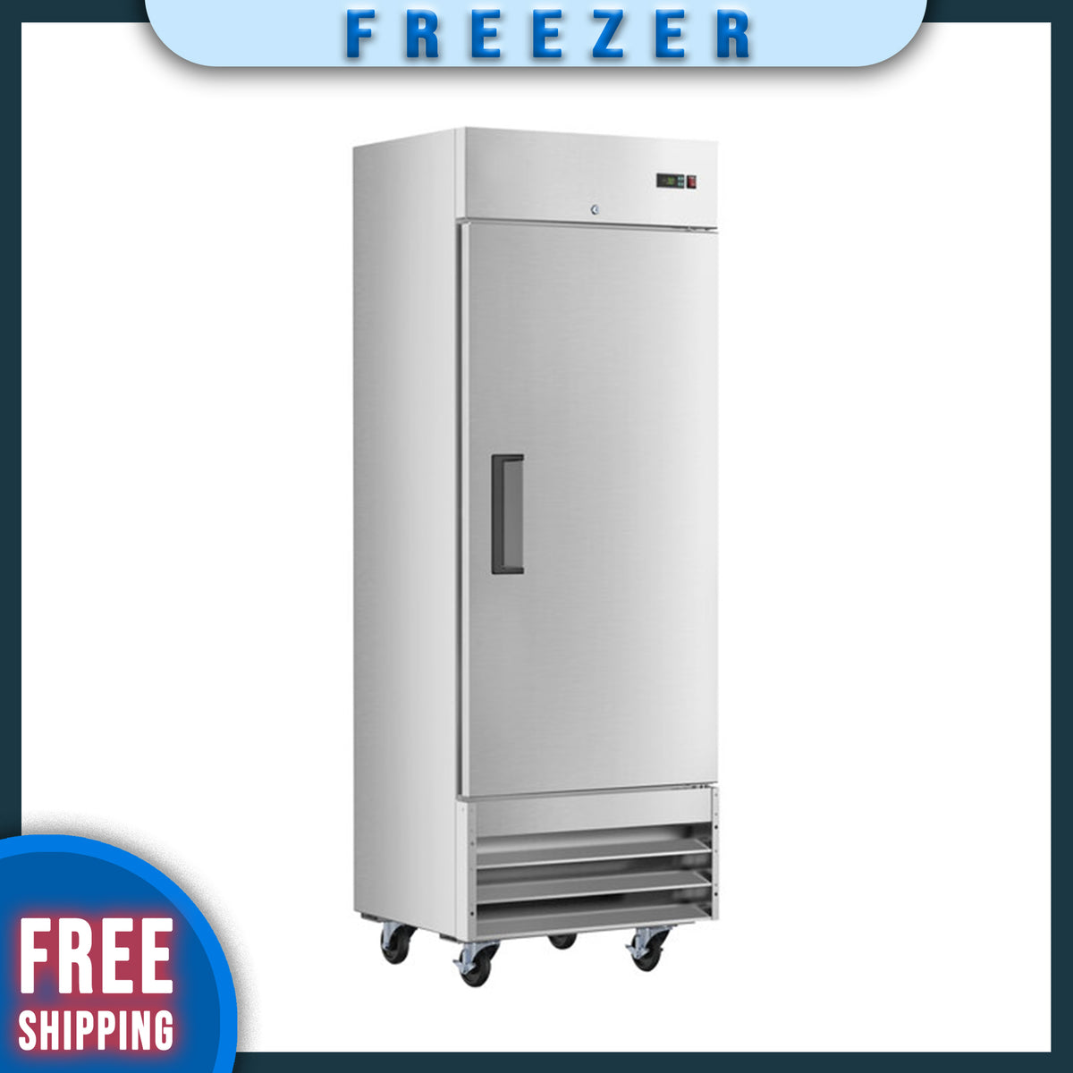 27" Solid Door Reach-In Freezer, MF-23