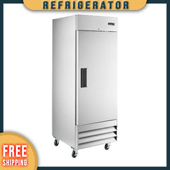 MR-23 1 Solid Door Reach-In Refrigerator, 27"*31"*82", 3-Year labor 5-Year Parts 10-Year compressor