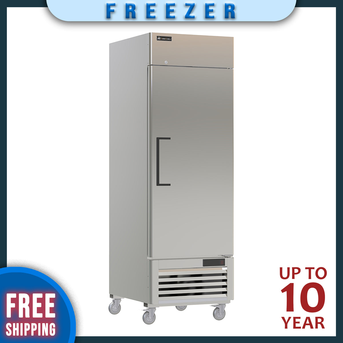MF-23 Reach-In Freezer, 27"*31"*82", 3-Year labor 5-Year Parts 10-Year compressor