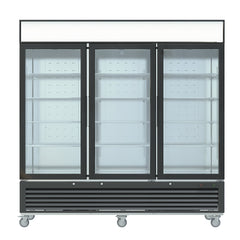 MPF-83G Reach-in Display Freezer, 80"*31"*84", 2-Year labor & Parts 5-Year compressor
