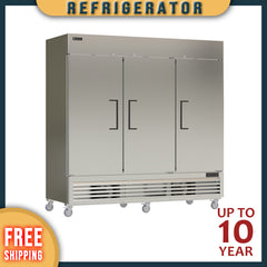 MR-83 Reach-In Refrigerator, 83"*33"*80", 3-Year labor 5-Year Parts 10-Year compressor