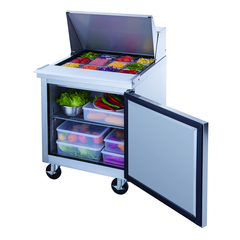 DSP29-12M-S1 1 Door Mega Top Food Prep Table Refrigerator_3