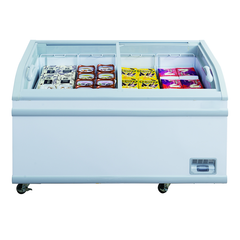 56" Glass Door Frozen Food or Ice Cream Chest Freezer Display, AWD-500Y