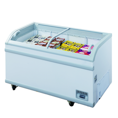 56" Glass Door Frozen Food or Ice Cream Chest Freezer Display, AWD-500Y