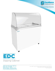 Excellence Industries EDC Ice Cream Dipping Cabinet
