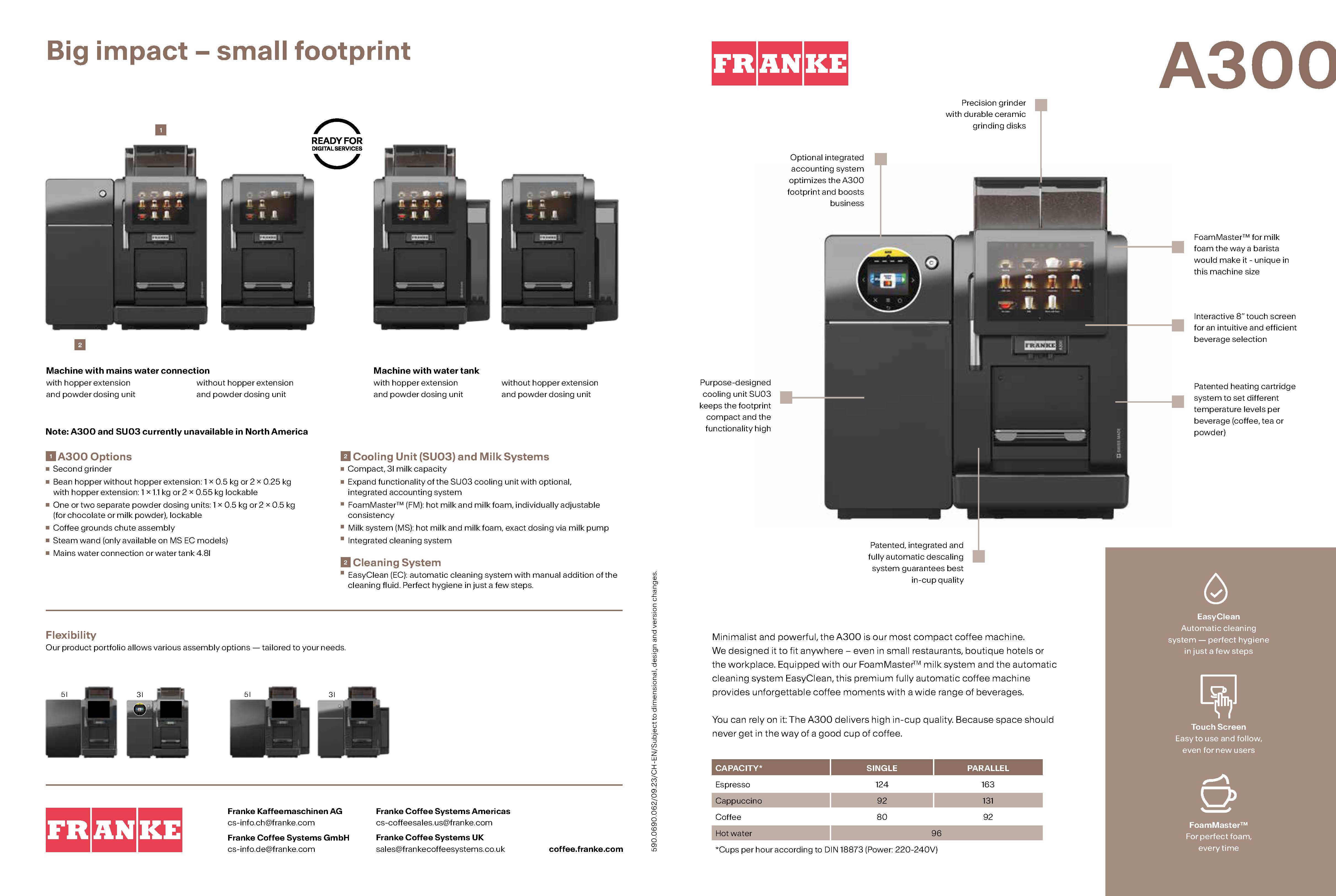 Franke A300 Fresh Brew Coffee Machine