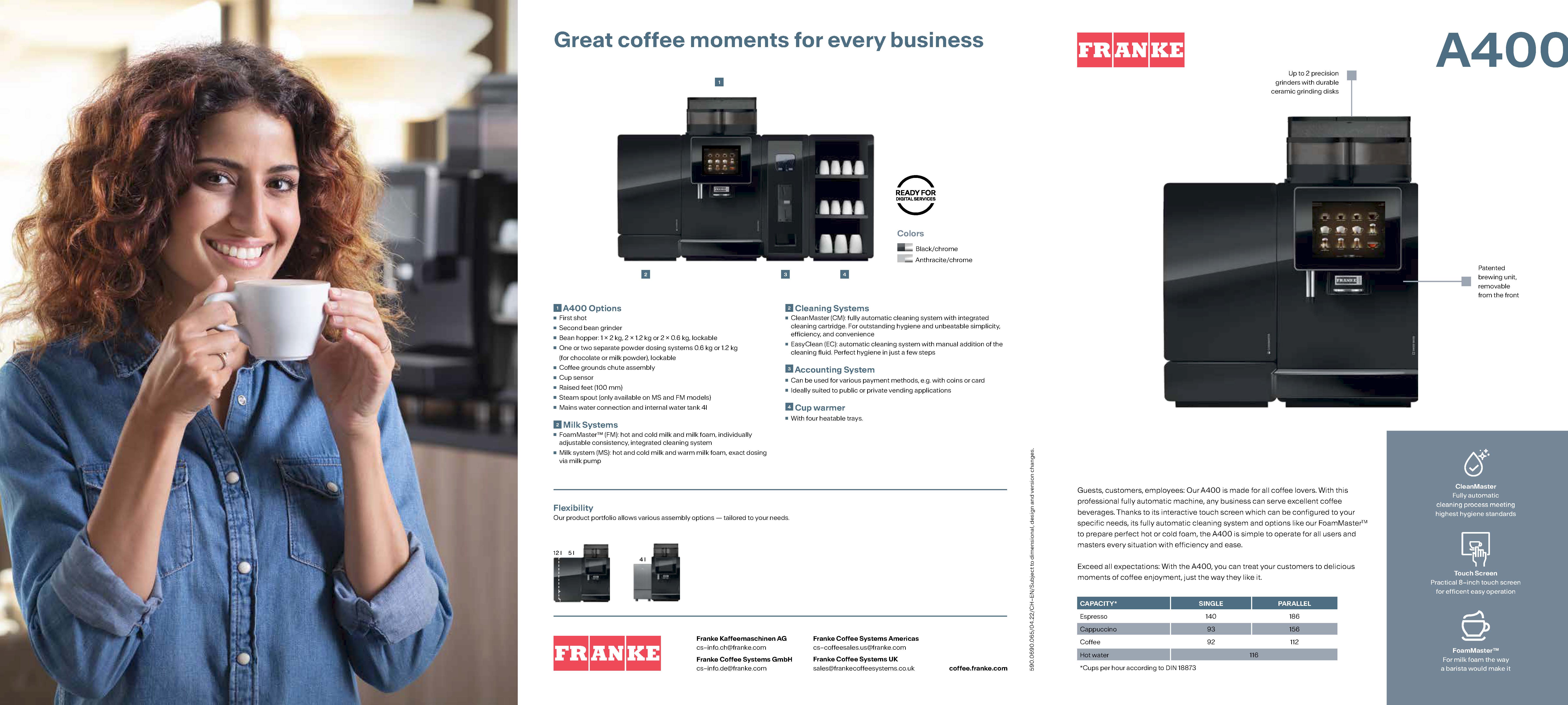 Franke A400 Fresh Brew Coffee Machine