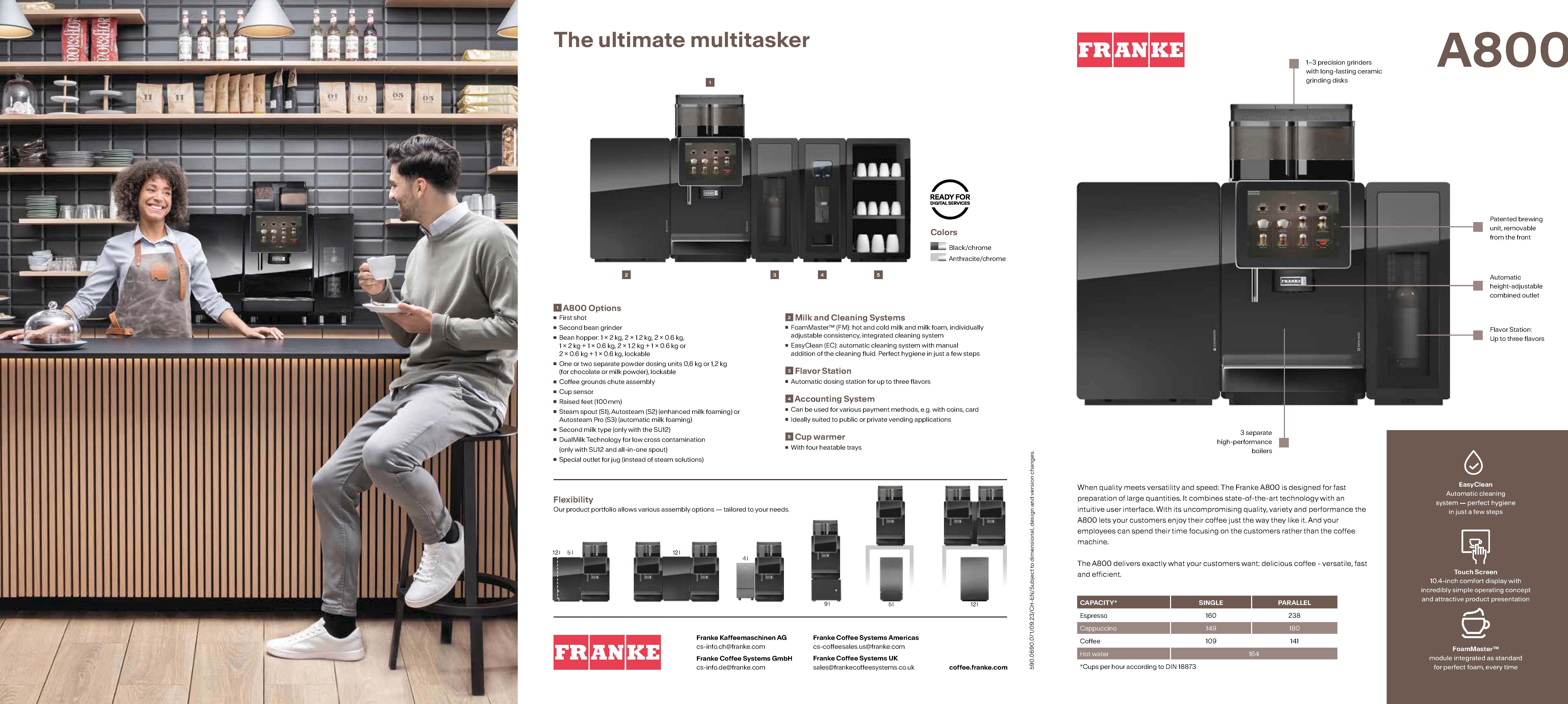 Franke A800 Fresh Brew Coffee Machine