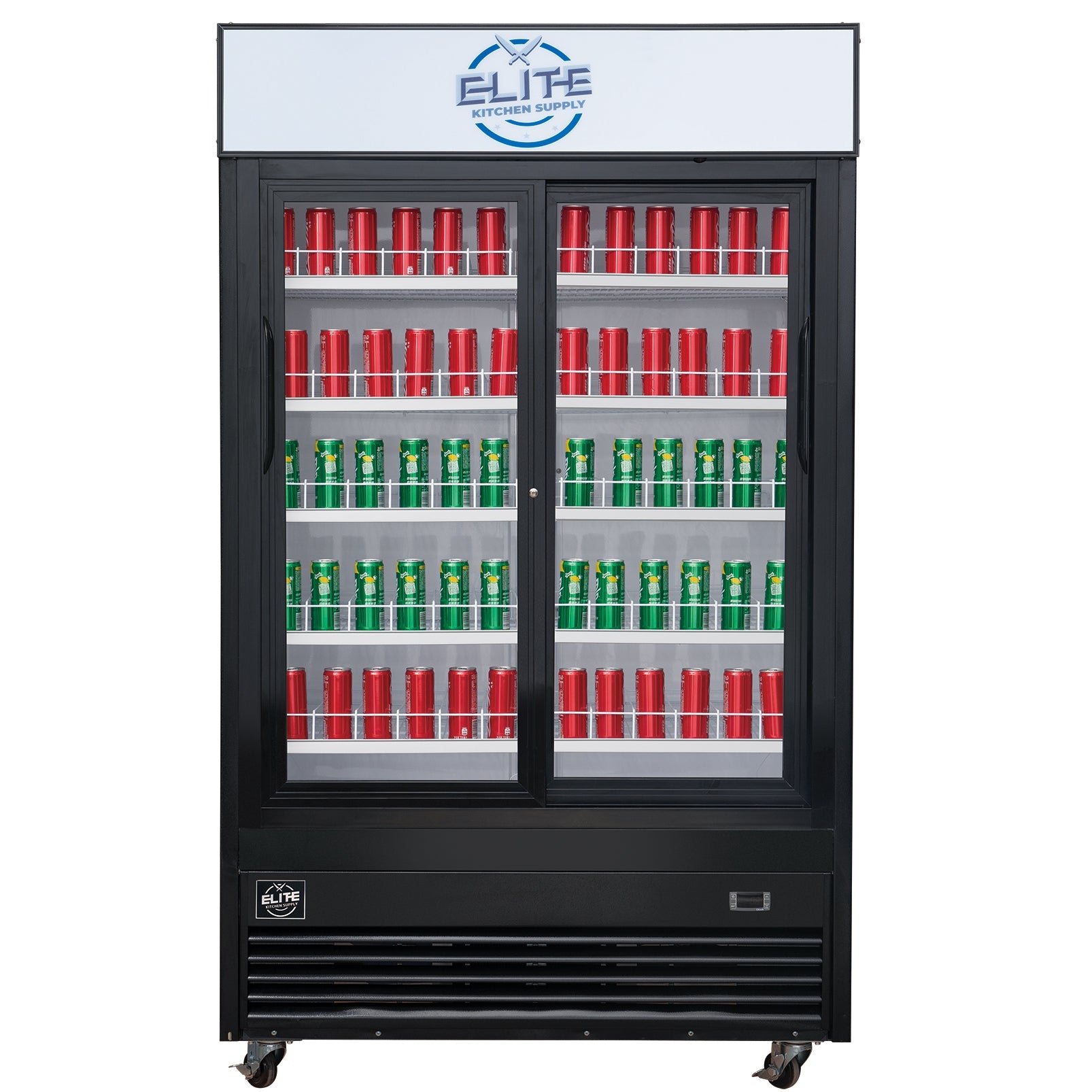 40" 2 Glass Door Merchandiser Refrigerator, ESM34