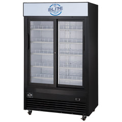 40" 2 Glass Door Merchandiser Refrigerator, ESM33SR