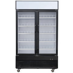 48" 2-Door Merchandiser Refrigerator, EKS SC-1076FDX