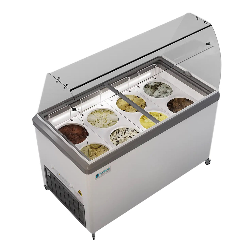 Excellence Industries HBD Ice Cream Dipping Cabinet with LED