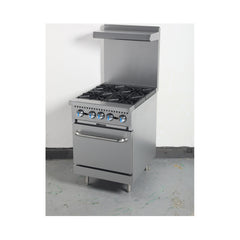HSD-B24 Gas Range with Oven, 24"*33"*60", 1-Year Labor & Parts