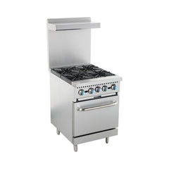HSD-B24 Gas Range with Oven, 24"*33"*60", 1-Year Labor & Parts