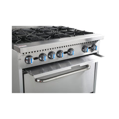 HSD-B36 Gas Range with Oven, 36"*33"*60", 1-Year Labor & Parts