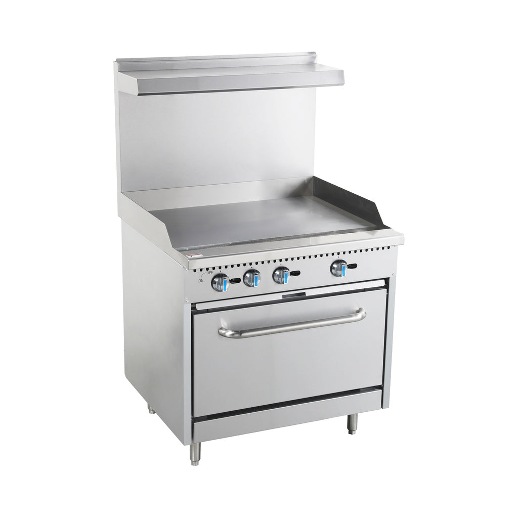 HSD-P36 Gas Griddle with Oven, 36"*33"*60", 1-Year Labor & Parts