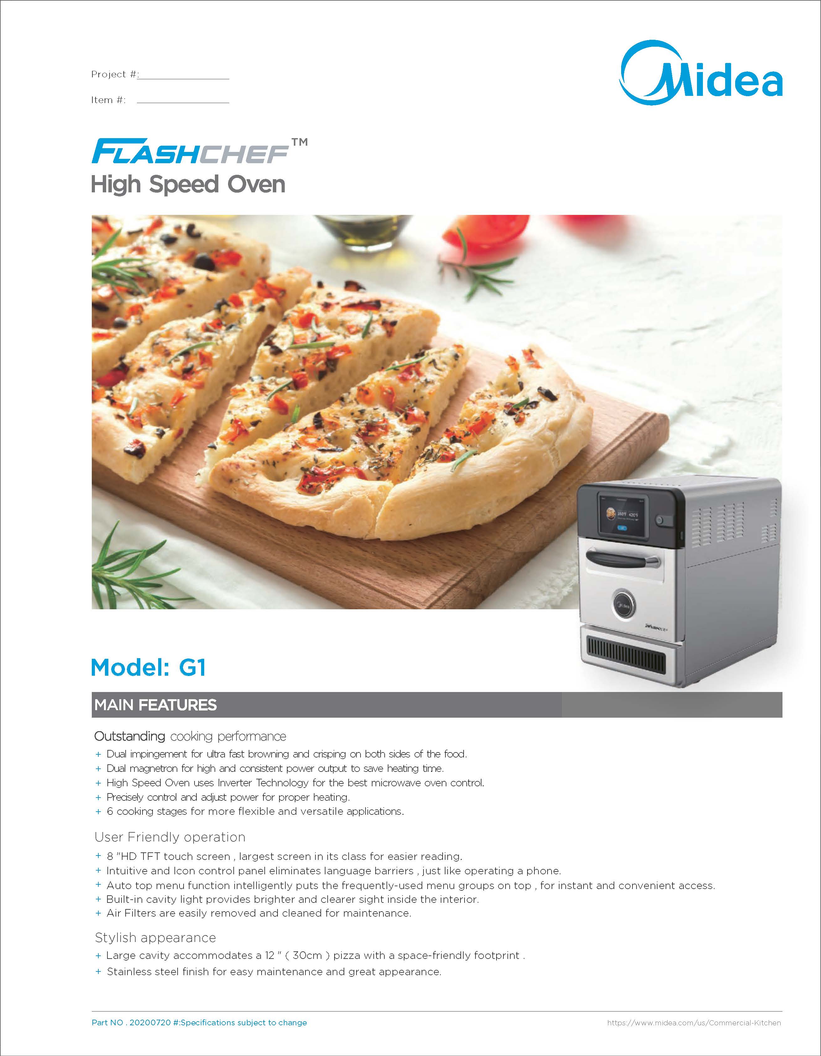 High Speed Oven, G1