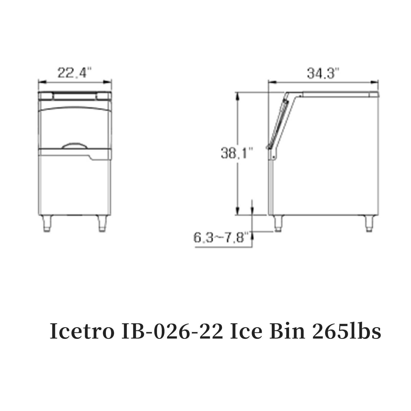 Icetro IM-0350-AC-22, Maestro Series Modulars Ice Machine