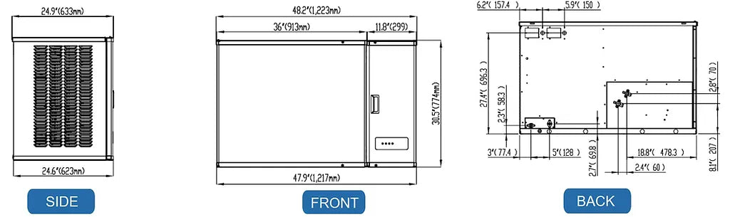 Icetro IM-1700-WC, Maestro Series Modulars Ice Machine