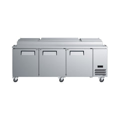 MBR-93 Pizza Prep Table, 93"*33"*43", 3-Year Labor 5-Year Parts 10-Year Compressor