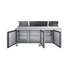 MBR-93 Pizza Prep Table, 93"*33"*43", 3-Year Labor 5-Year Parts 10-Year Compressor