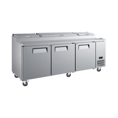 MBR-93 Pizza Prep Table, 93"*33"*43", 3-Year Labor 5-Year Parts 10-Year Compressor